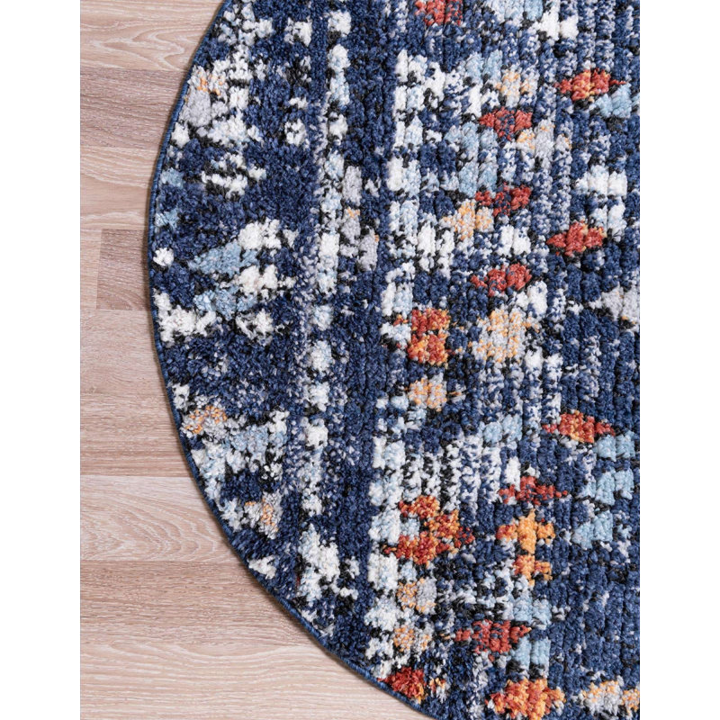Tapis bleuet Victorville, Rond 4 pi