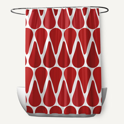 Rideau de douche simple synthétique Synthia