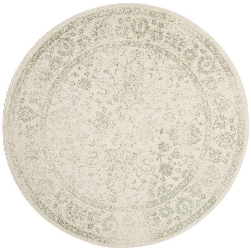 Nuss Oriental Performance Rug, Rond 4 pi
