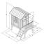 AXI 240cm W x 167cm D Outdoor Hemlock Wood Playhouse with Kitchen-88358487