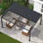 Aluminum Outdoor Pergola with Independent Louvered-97239174-97645111