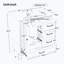 Meuble-lavabo avec lavabo et armoire avec tiroirs-1265538518