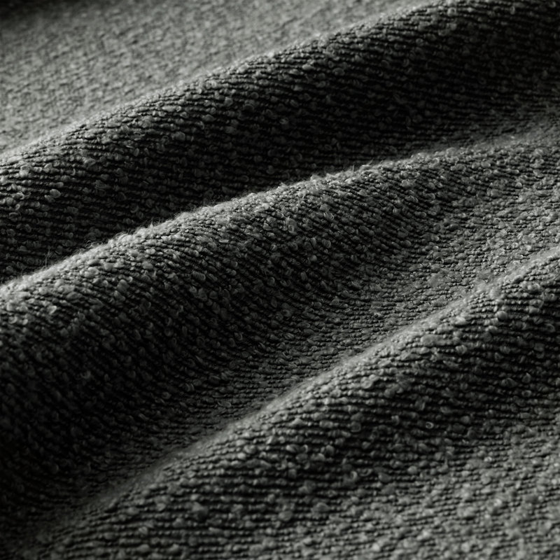 Lucas Ottoman Polyester, Dark Gray
