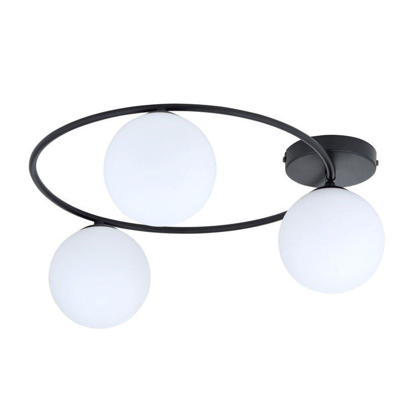 Aliandra 3 - Light Chandelier, Black, White