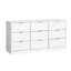 White 9 Drawer Dresser