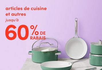 cookware & bakeware up to 60% off