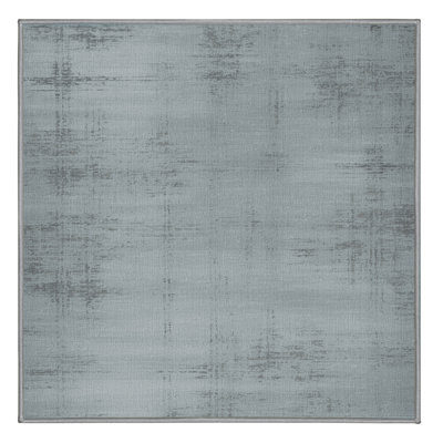Machine Washable Abstract Gray Area Rug