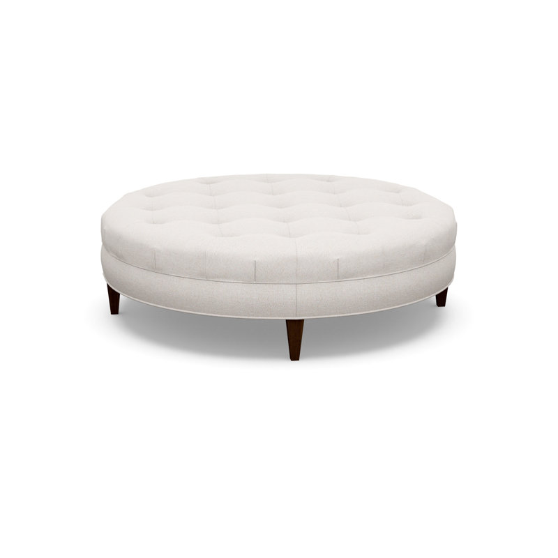 Round Ottoman, 8240-70, Walnut