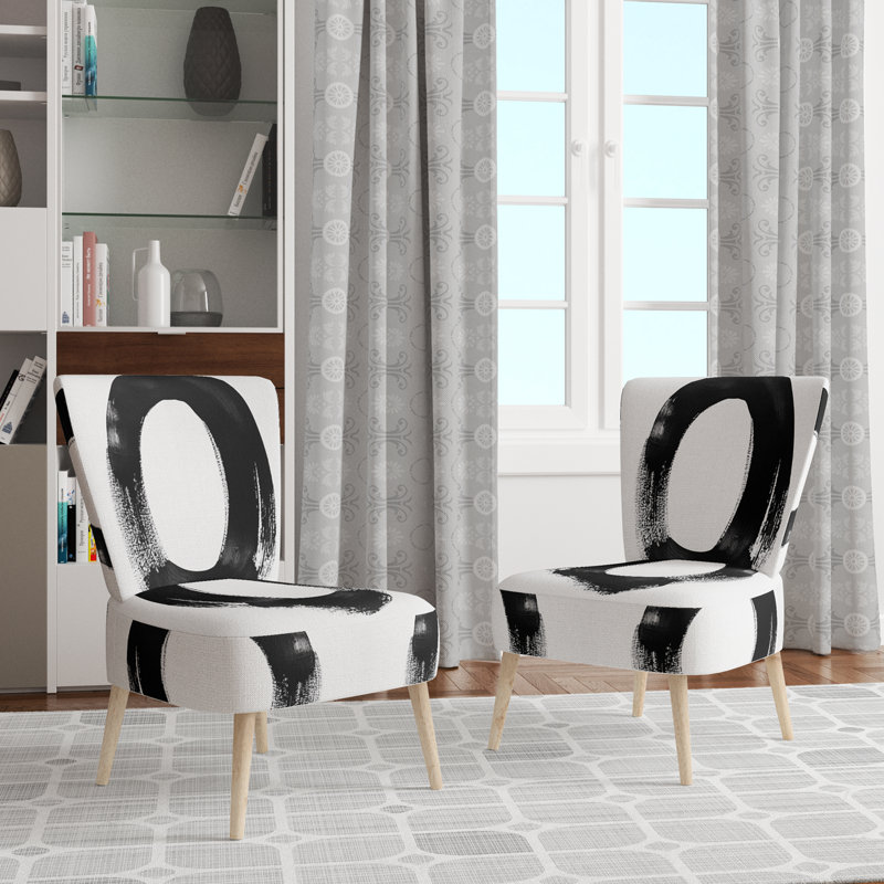 Chaise d'appoint Abstract Minimalisme, Side Chair Armless
