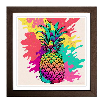 Pineapple Fauvism - Framed Print