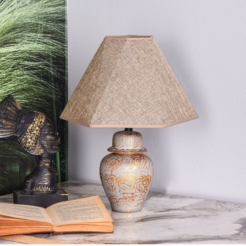 Lampe de table en métal Adrain