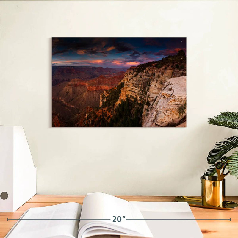 Alvord, coucher de soleil au Grand Canyon, H 8 po x l 12 po