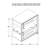2 Drawers Nightstand With Shelf, Bed Side Table