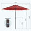 Parasol de marché inclinable 90 'Amaral-213007556