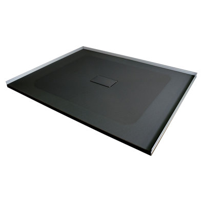 Transolid Trimslate 51-in x 40-in Zero Threshold Shower Base with Center Drain