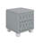 Luxury Velvet Nightstand With Crystal Handles, Elegant Bedside Table With 2 Drawers And Button-Tufted Upholstery-847630570