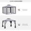 Pavillon de jardin Outsunny, abri de jardin avec toit et filet