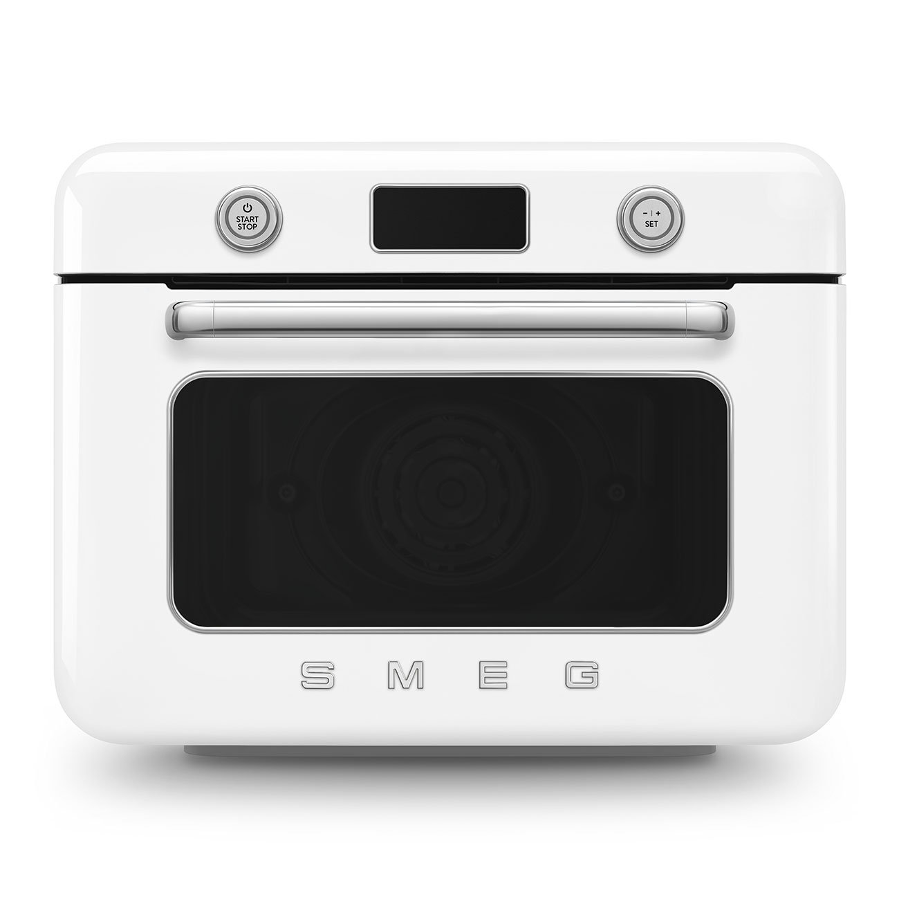 Combi Countertop Air Fry Oven With Steam, White Glossy