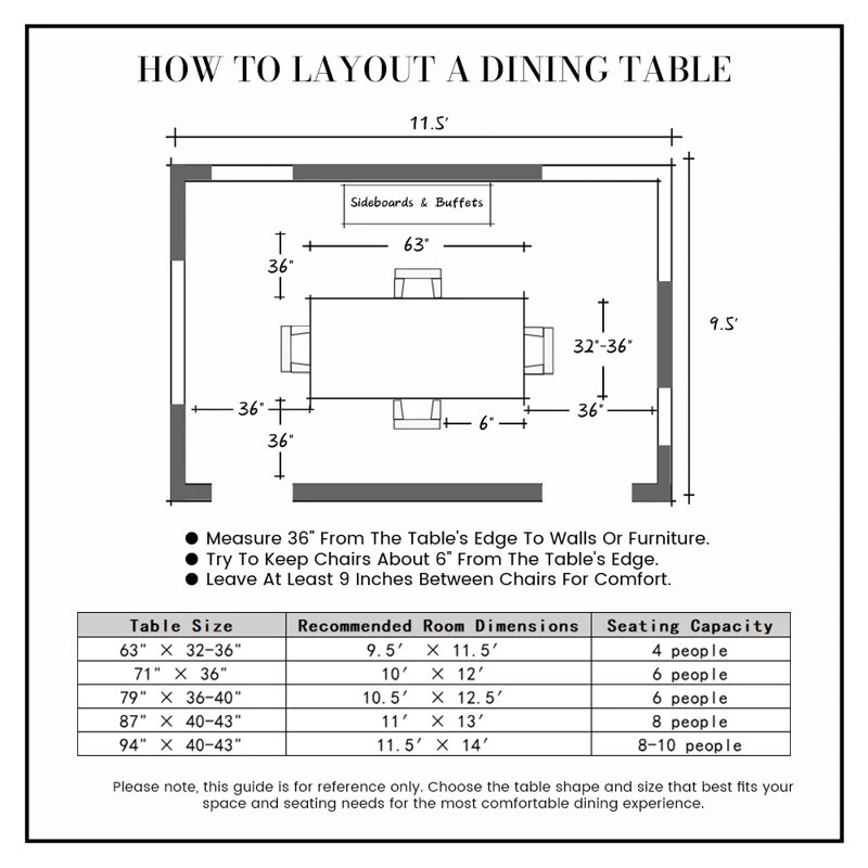 Rectangular Glossy Sintered Stone Dining Table