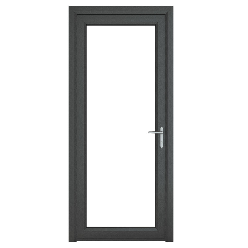 Upvc Single Door, 209cm H x 92cm W x 7cm D