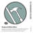Vela 26 in. x 78 in. Fully Frameless Single Fixed Shower Panel-336564053