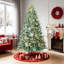 Arbre de Noël épinette bleu pré-éclairé-1526791135