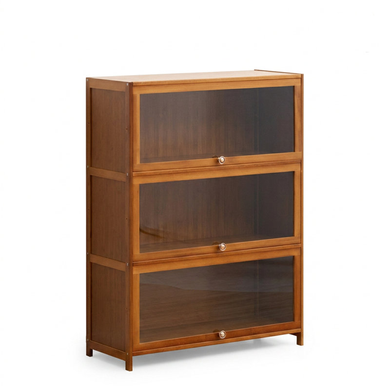Simple Freestanding Bookcase And Multi-Tier Storage Unit