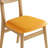 Solid wood cream wind dining chair home