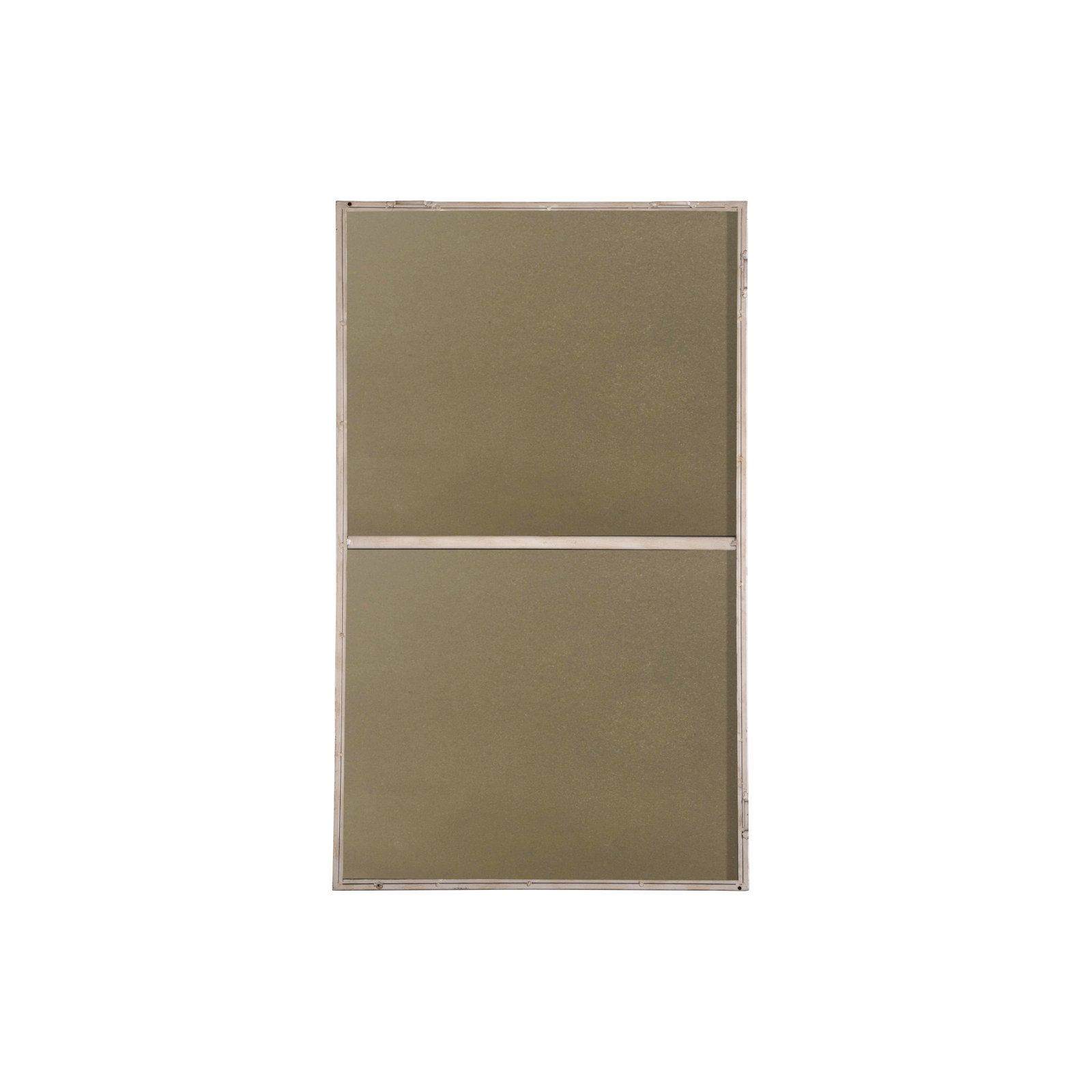 Sabine Metal Rectangle Wall Mirror, 40" x 24", Silver