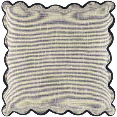Arcella Striped Cotton Throw Pillow