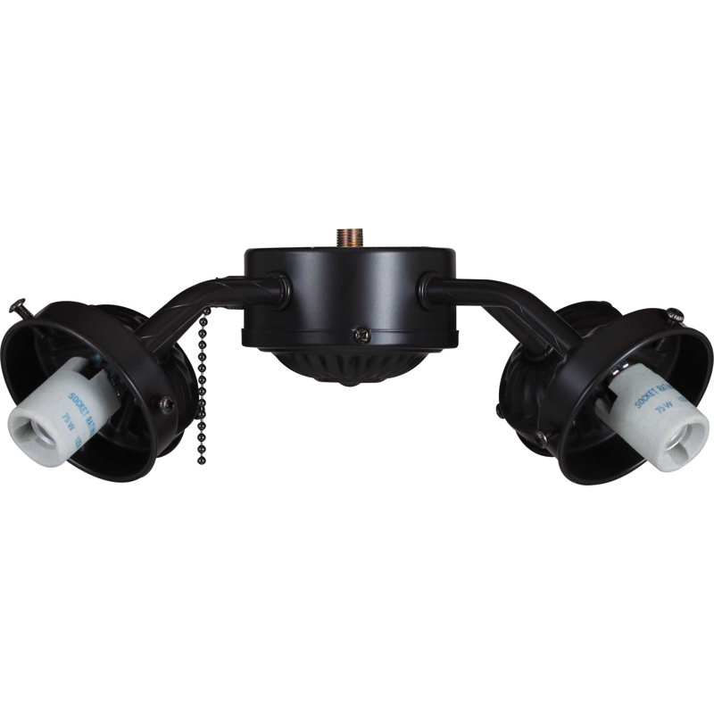 Ventilateur de plafond 4 lumières, Bronze antique