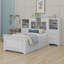 Lit plateforme avec armoire verticale et tiroirs tout-en-un-875720525