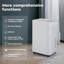10L Dehumidifier Air Purifier Mould Moisture Extraction Quiet With Wheel