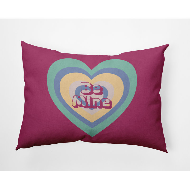 Reversible Throw Pillow, 14"H x 20"W, Rectangular