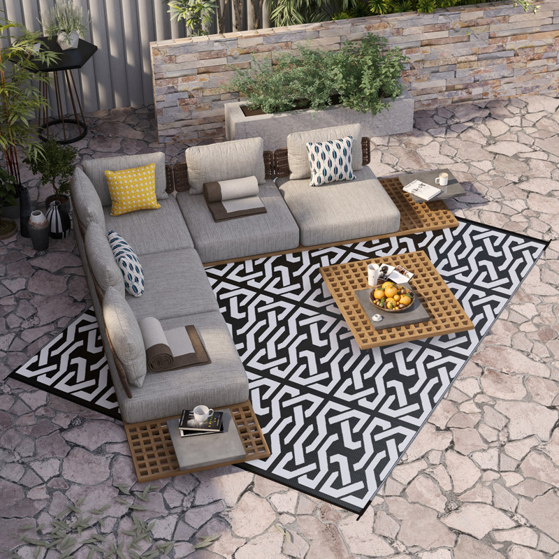 Reversible Outdoor Rug, Rectangle 8' x 10'