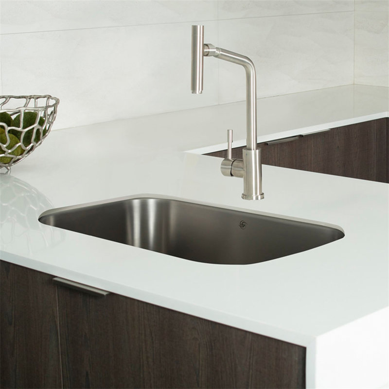 Évier de cuisine en acier inoxydable - bol simple - 18 jauges - 304 SS