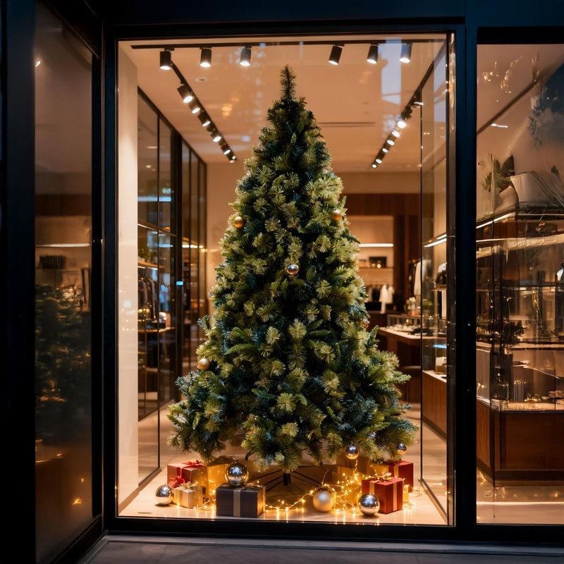 Lighted Artificial Christmas Tree, 5 ft.