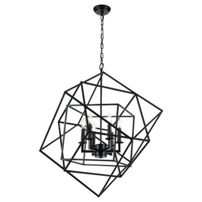 6 - Light Dimmable Chandelier