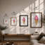 Pink Soft Serve Modern - Framed Print-618806574-618806572
