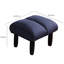 Fauteuil de chambre ergonomique avec rembourrage en lin, rotation à 360° - Pour une détente optimale au sol, confort garanti, largeur 165 cm.