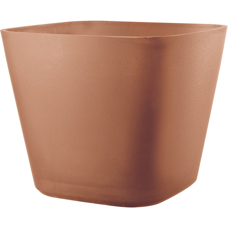 Origin Pot Planter, Terracotta, 23.7cm H x 22.7cm W x 22.7cm D