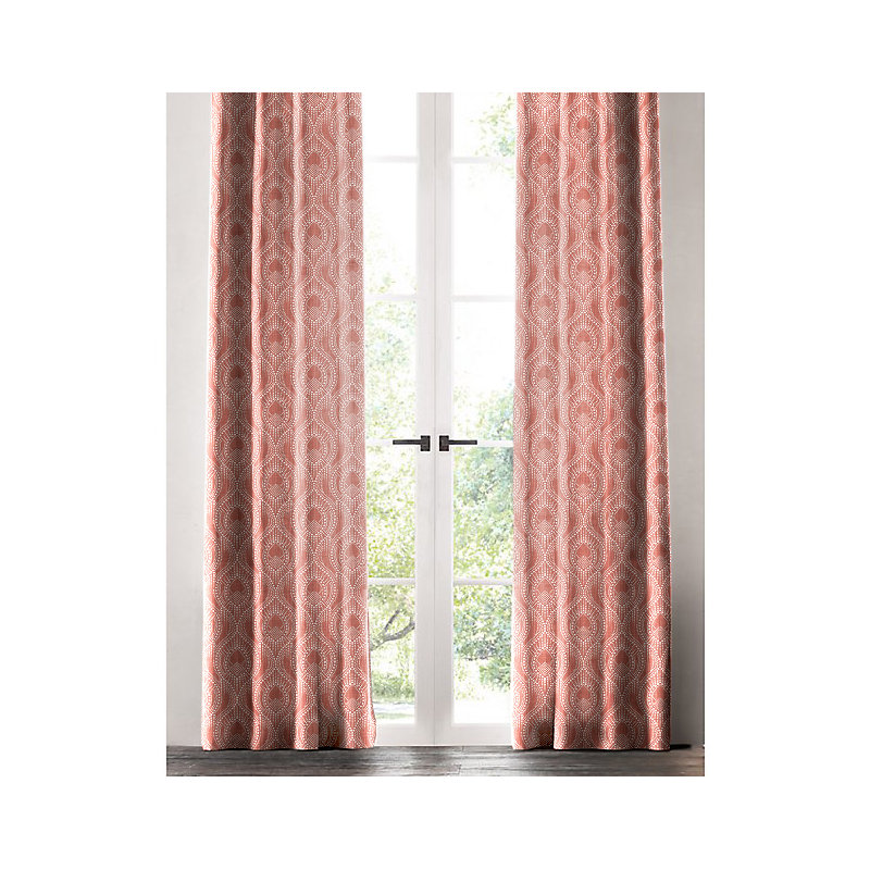 Room Darkening Curtain, 50" W x 120" L, Light Khaki Olive