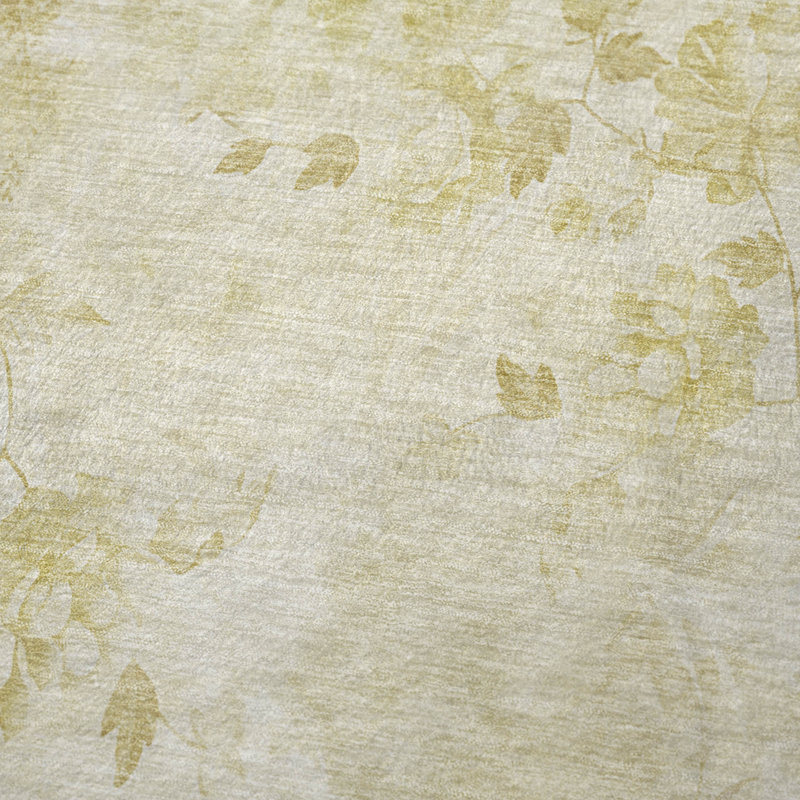Jeté floral Sherpa ASB724 Addison, Floral doré