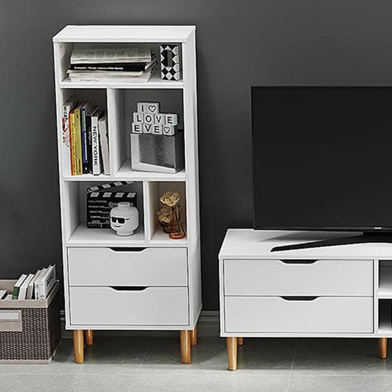 Hartshorn 127cm H x 50.5cm W Standard Bookcase