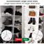 Range-chaussures rotatif à 7 niveaux - Blanc