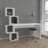 Francella Desk - Modern Asymmetric Design with Ample Storage-24070049