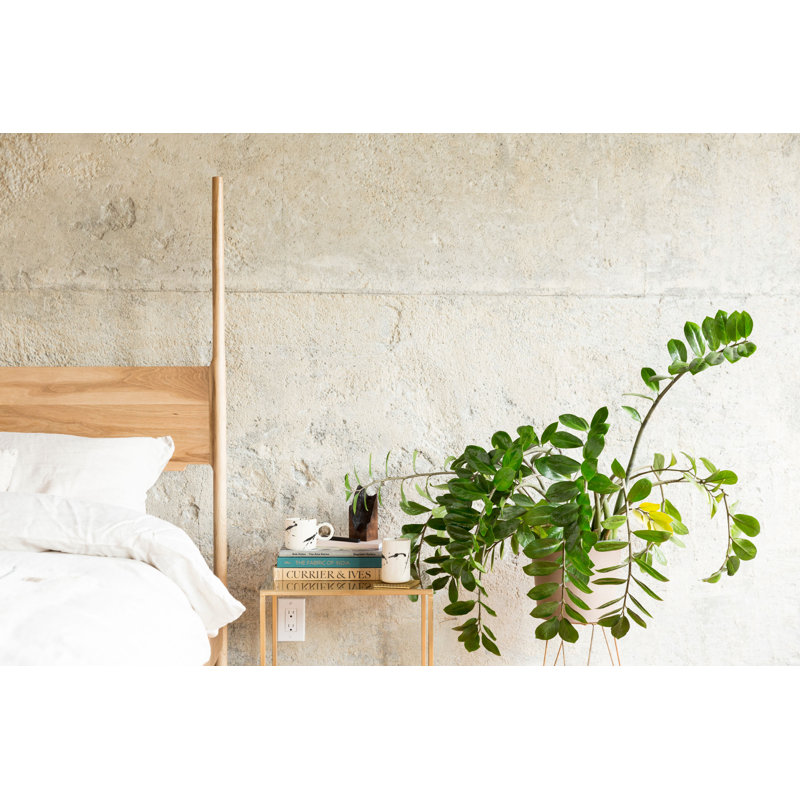 Dansk Solid Wood Bed, King, White Oak