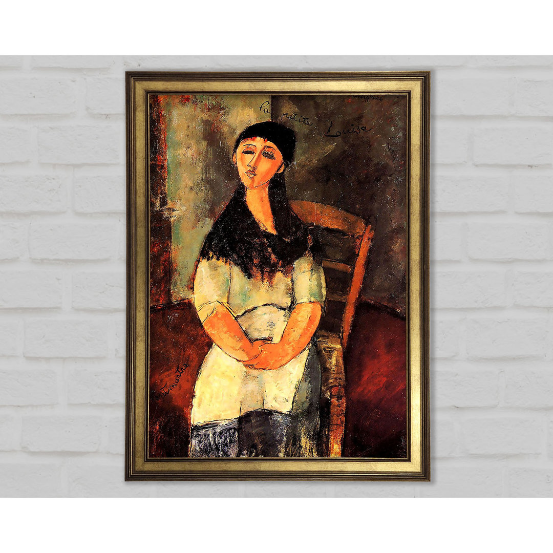 Modigliani Die kleine Louise - Einzelner Bilderrahmen Kunstdrucke