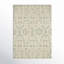 Tapis ivoire en laine crocheté à la main à motif floral Mcclelland-1011299297