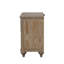 Table de chevet simple en bois massif 1Pc simple USB-A et USB-C